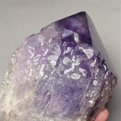 Natürlicher Amethystkristall elestial 1852g, Bolivien