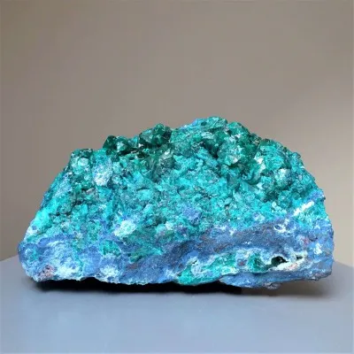 Dioptas natural crystals in rock 1526g, Congo