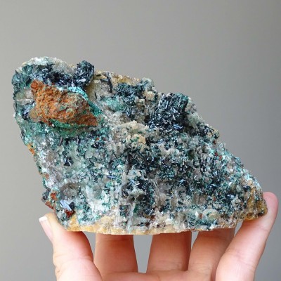 CLINOATACAMITE natural crystals 500g, Peru, collection piece