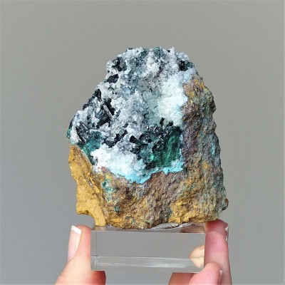 CLINOATACAMITE natural crystals Peru, collection piece