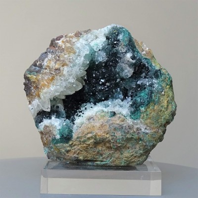 CLINOATACAMITE natural crystals 640g, Peru, collection piece