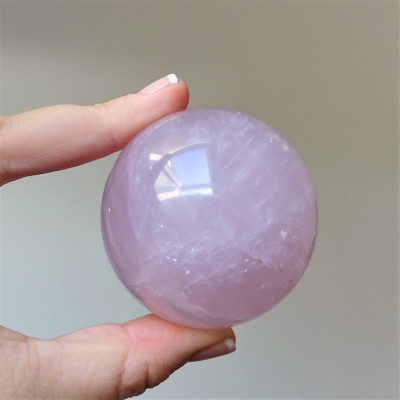 Rose quartz natural ball 238g, Brazil
