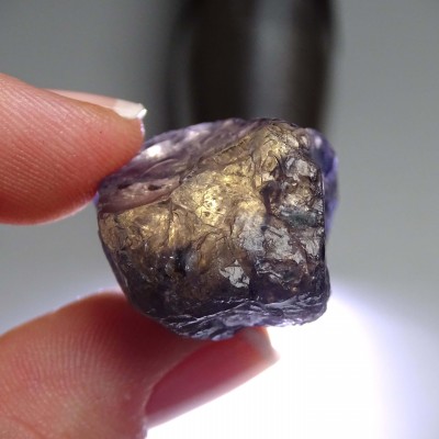 Iolith/Cordierit, natürliches Mineral von höchster Qualität, 15,4g, Tansania