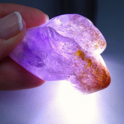 Auralite natürlicher polierter Kristall 55,7g, Brasilien