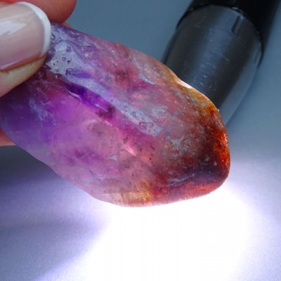 Auralite natural polished crystal 66.5g, Brazil