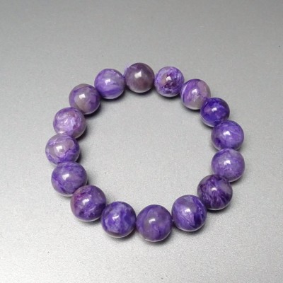 Charoit/Charoite bracelet in top quality 12.7mm, Russia