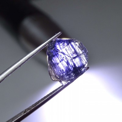 Tanzanite unheated natural raw mineral 2.6g, Tanzania