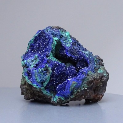 Azurite crystals in rock 247g, Morocco