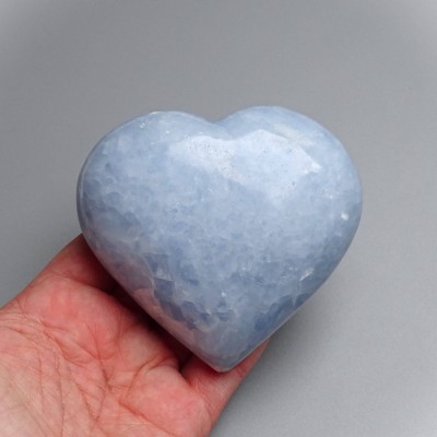 Calcite blue heart 393g, Madagascar