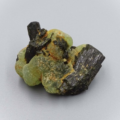 Prehnit mit Epidot, natürliches Mineral 88,9g, Mali