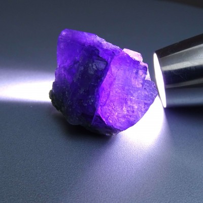 Scapolite purple natural crystal 25.9g, Afghanistan