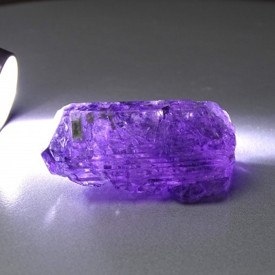 Scapolite purple natural crystal 27.8g, Afghanistan