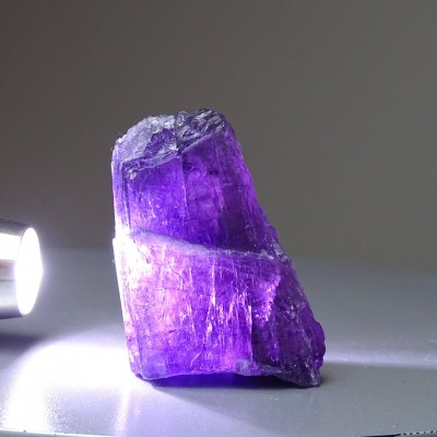 Scapolite purple natural crystal 85.6g, Afghanistan