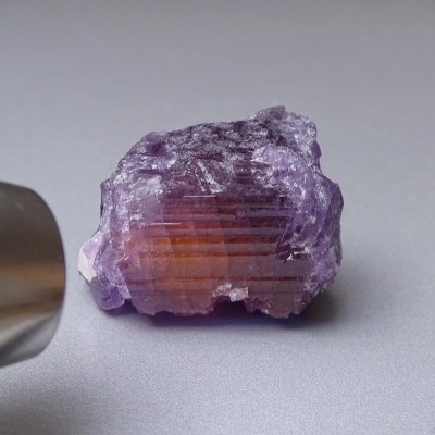 Scapolite purple natural crystal 37.7g, Afghanistan