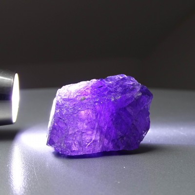 Scapolite purple natural crystal 30.9g, Afghanistan