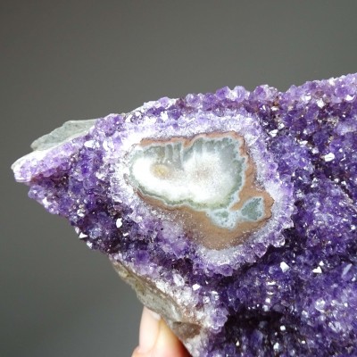 Amethyst natural druse 588g, Uruguay