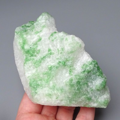 Pargasite crystals in marble 344g, Vietnam