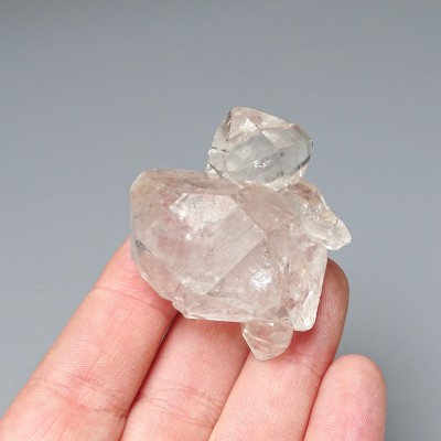 Herkimer natürlicher Quarzkristall 44g, Marokko