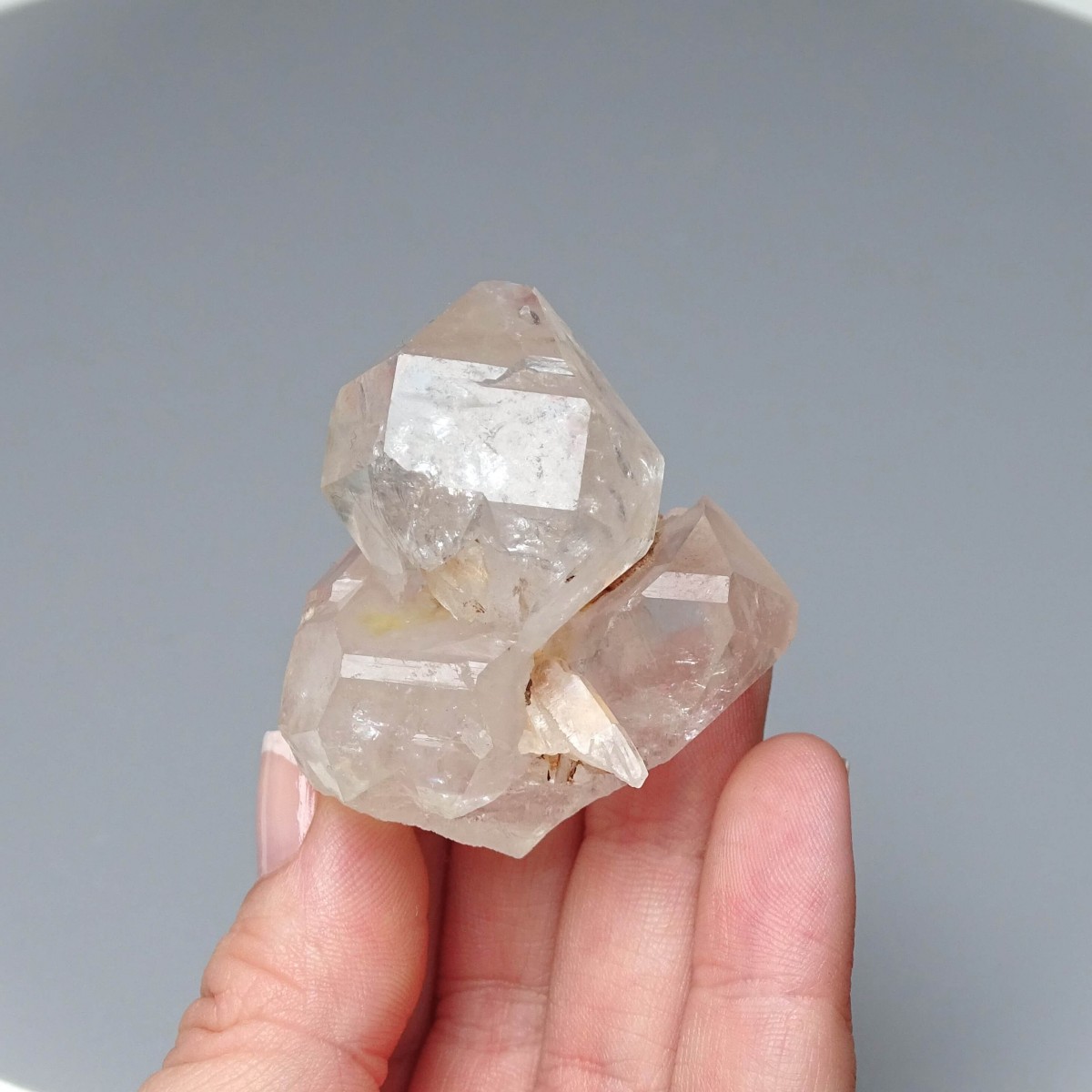 Herkimer natürlicher Quarzkristall 52,2g, Marokko