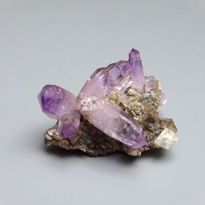 Natürliche Amethystkristalle im Gestein 38g, Mexiko