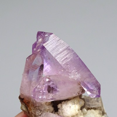 Amethyst natural crystals in rock 36.8g, Mexico