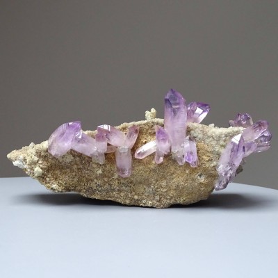 Amethyst natural crystals in rock 558g, Mexico