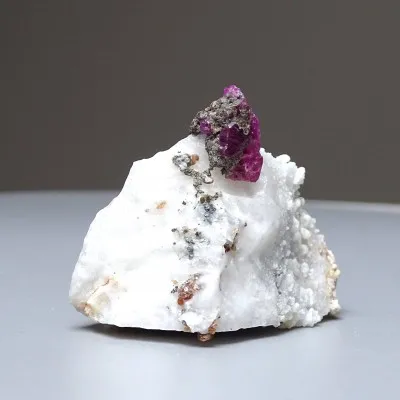 Ruby natural mineral in matrix 47g, Afghanistan