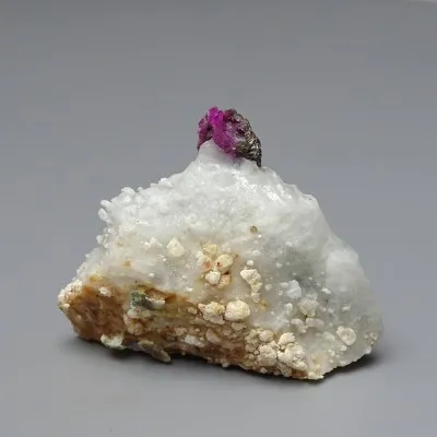 Ruby natural mineral in matrix 47g, Afghanistan