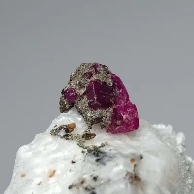 Ruby natural mineral in matrix 47g, Afghanistan