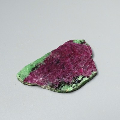 Ruby in zoisite polished plate 24g, Tanzania