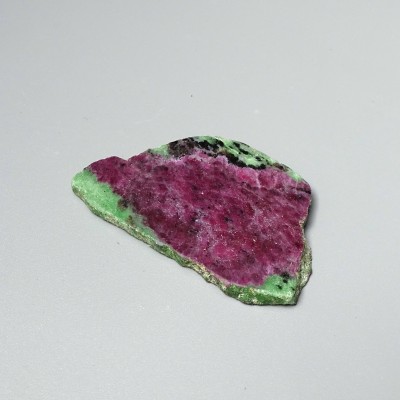 Ruby in zoisite polished plate 24g, Tanzania