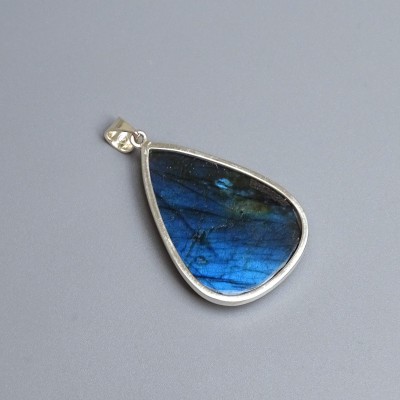 Labradorite pendant in silver 19g, Madagascar