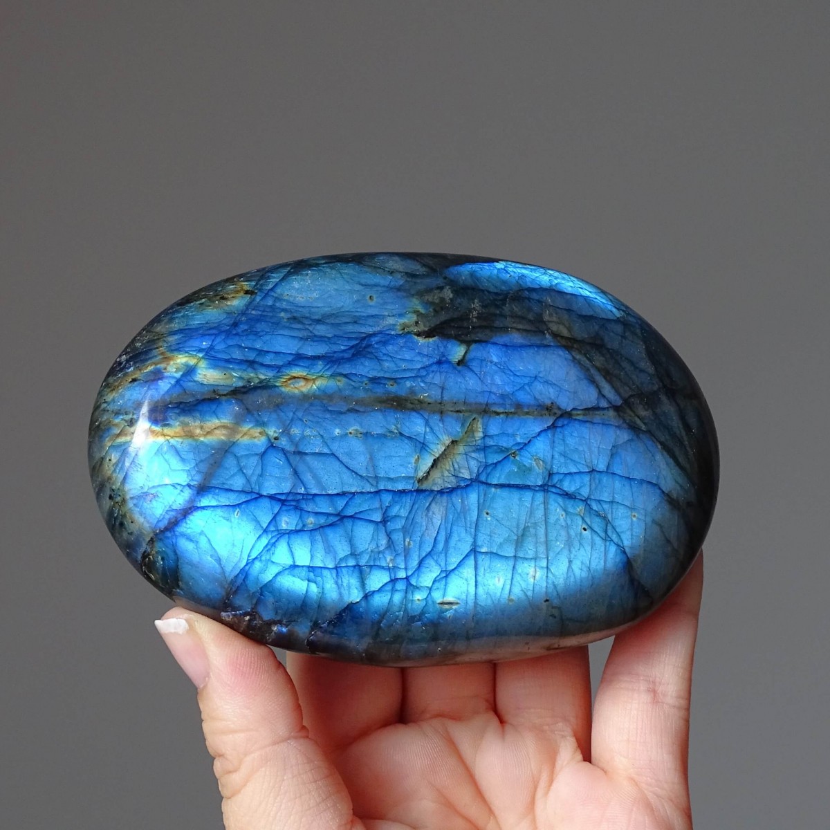 Labradorite polished 442g, Madagascar