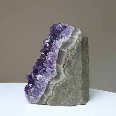 Amethyst natürliche Druse 349g, Uruguay