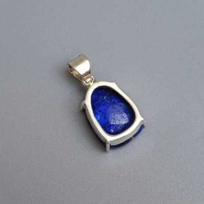 Azurite pendant in silver 5.7g, Russia