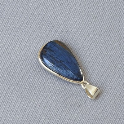 Pietersit natural mineral pendant in silver 6.4g, Namibia