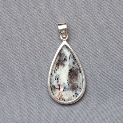 Astrophyllite pendant in silver 9.6g, Russia