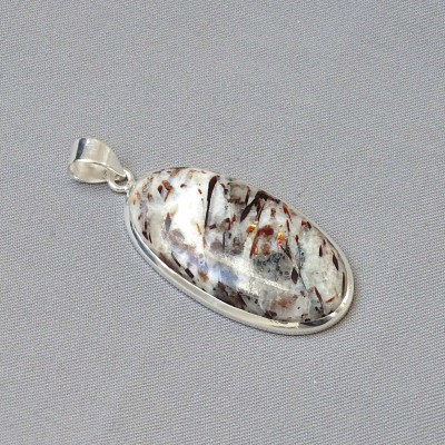 Astrophyllite pendant in silver 15g, Russia