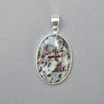 Astrophyllite pendant in silver 11,9g, Russia
