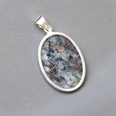 Astrophyllite pendant in silver 11,9g, Russia