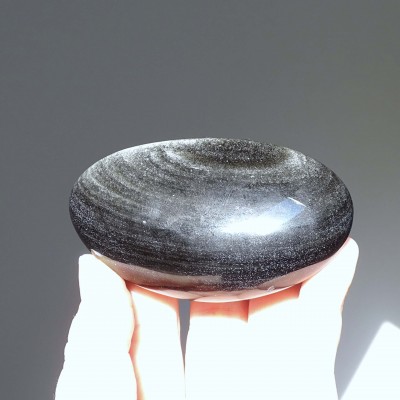 Obsidián stříbrný 138g, Mexiko