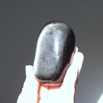 Obsidián stříbrný 156g, Mexiko