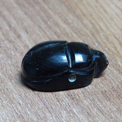 Goldener Obsidian Scarabeus (Heiliger Skarabäus), Mexiko