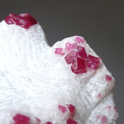 Natural spinel in marble 348g, Vietnam