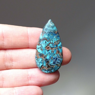 Quantum quattro Mineralcabochon 7,9g, Namibia