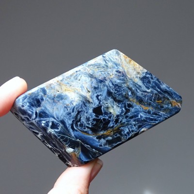 Pietersit polished natural mineral 104g, Namibia