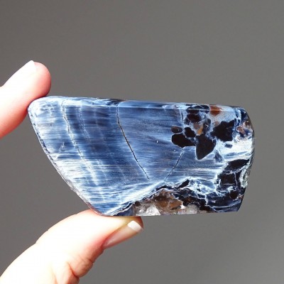 Pietersit polished natural mineral 72g, Namibia