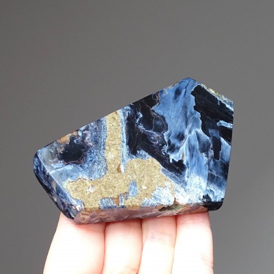 Pietersit polished natural mineral 128g, Namibia