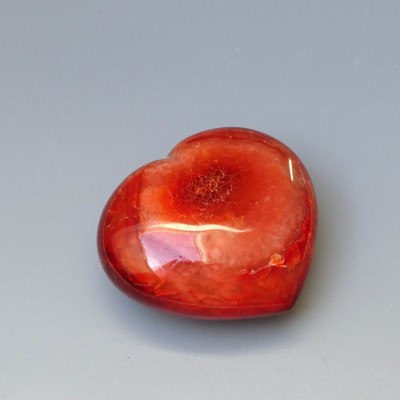 Polished carnelian - heart 272g, Madagascar