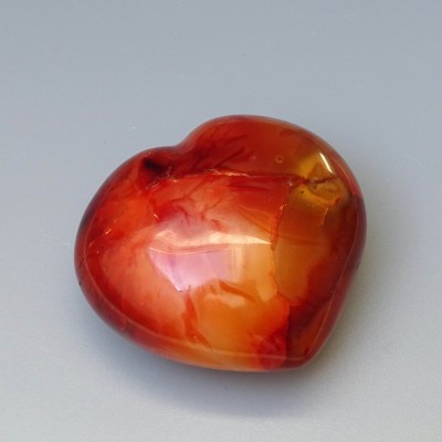 Polished carnelian - heart 226g, Madagascar